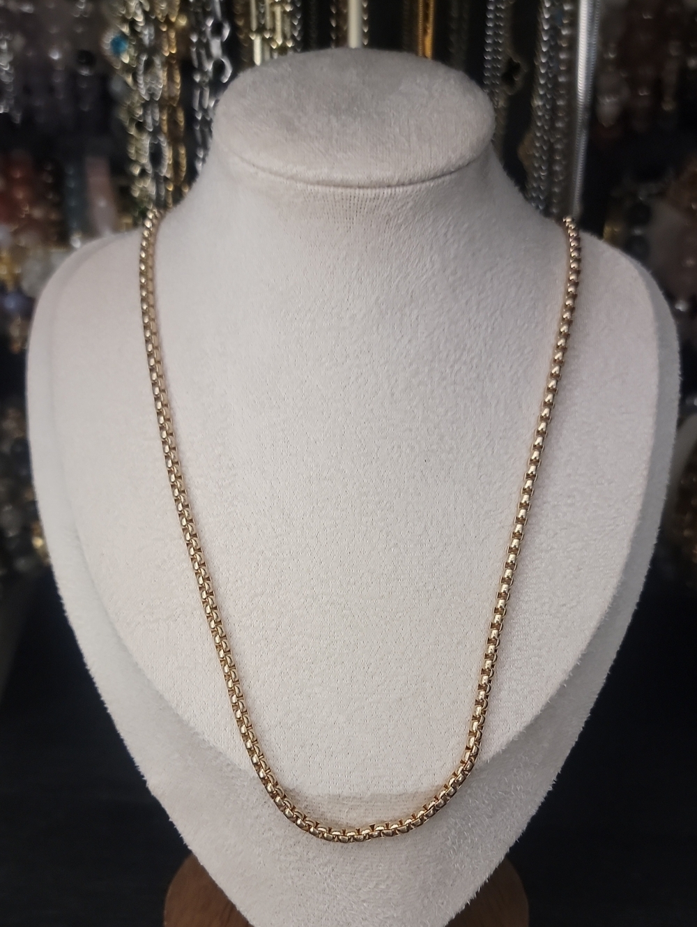 Classic Gold Rope Chain Necklace - Women's Jewelry